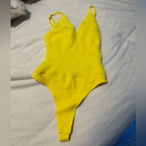 We The Free fuzzy bodysuit size S